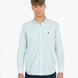 Camisa de Rayas Verde Menta El Pulpo