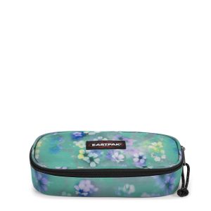 Estuche Eastpak Oval Single Flora Fade Aqua – Floral Turquesa