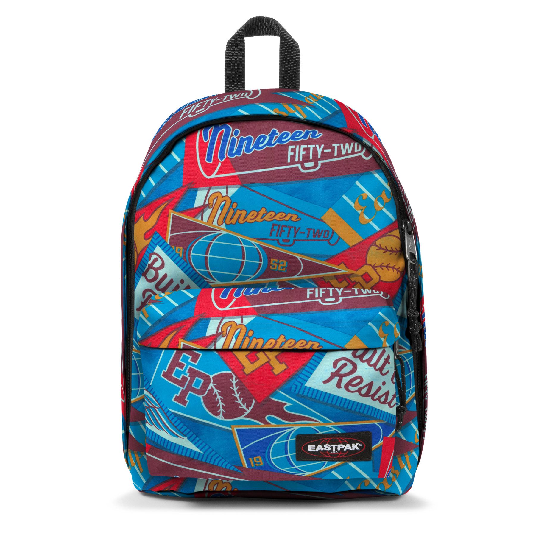 Mochila Eastpak Out Of Office Clash Blue – Azul Estampado 27L