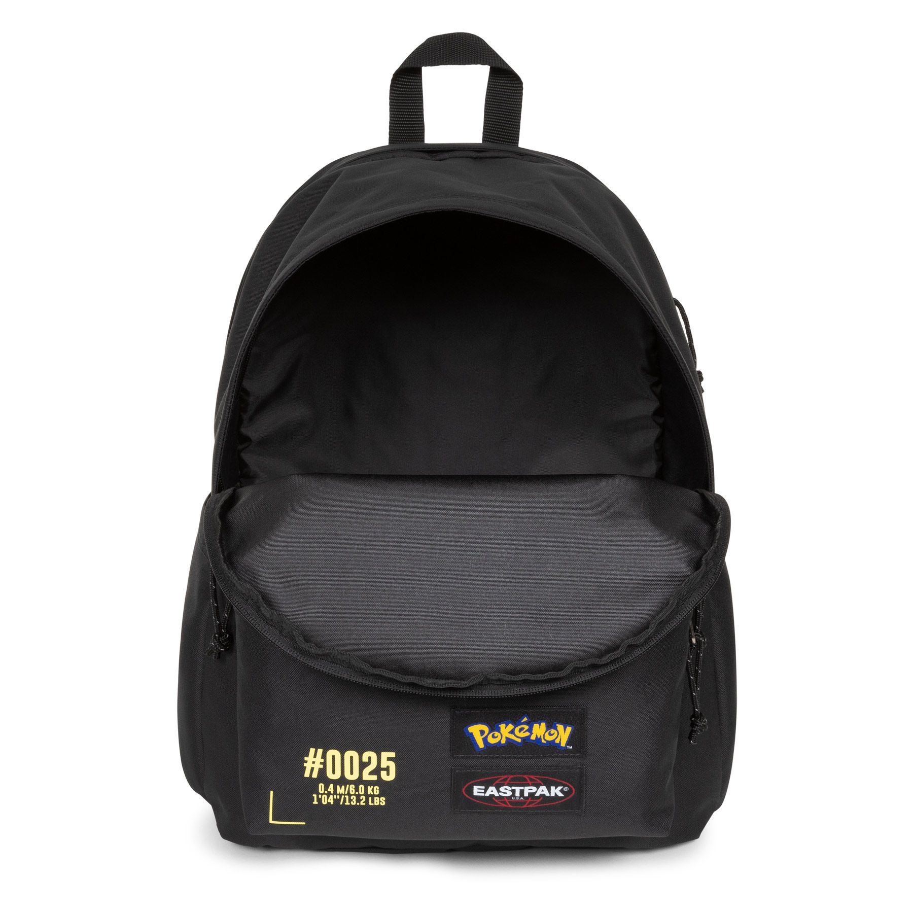 Mochila Pokémon Eastpak Negra 31L – Day Office Pikachu Oficial
