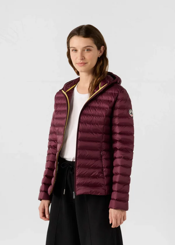 Chaqueta Jott Mujer Burdeos Cloe – Con Capucha y Estilo Urbano