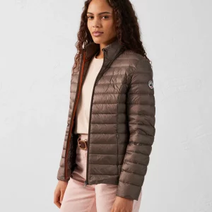 Chaqueta Jott Mujer Marrón Cha – Sin Capucha, Estilo Urbano Ligero