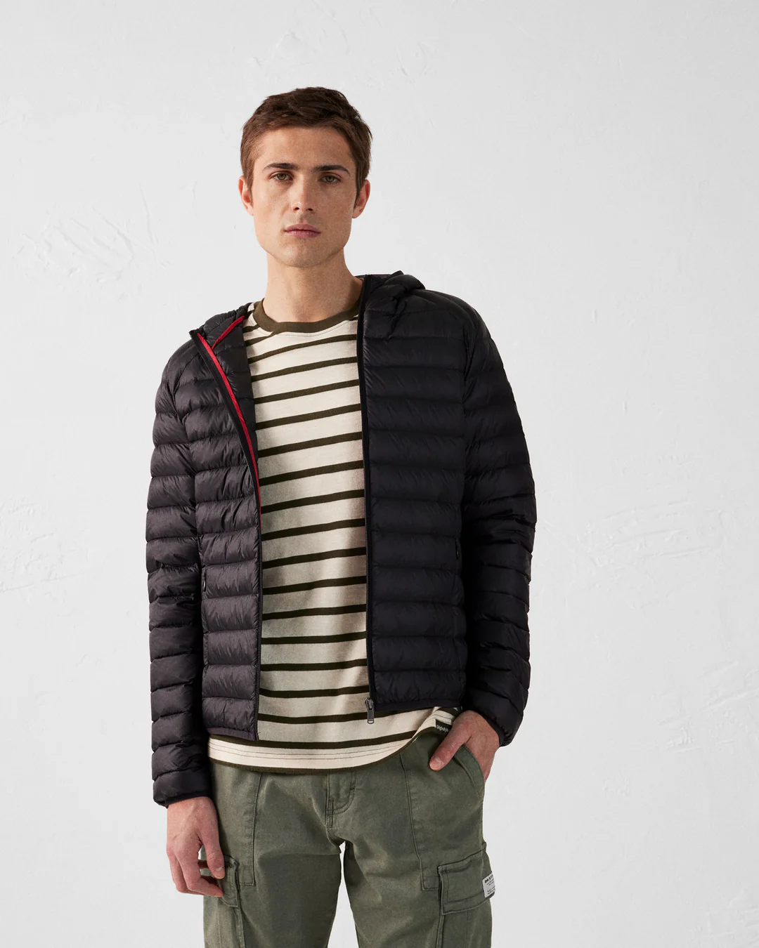 Chaqueta Jott Hombre Negra Nico – Con capucha