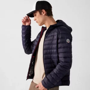 Chaqueta Jott Hombre Azul Marino Nico – Con capucha