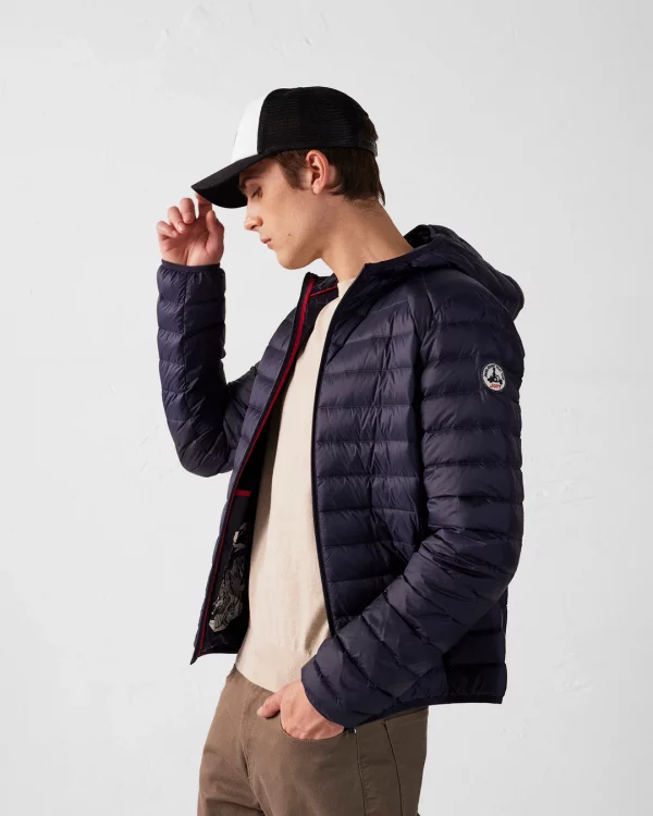 Chaqueta Jott Hombre Azul Marino Nico – Con capucha
