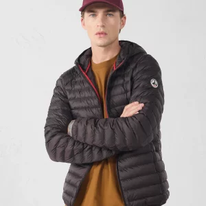 Chaqueta Jott Hombre Color Café Negro Nico – Con Capucha