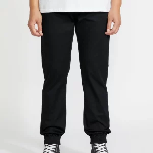 Pantalón Volcom Negro FRSLJG – Estilo Jogger Casual