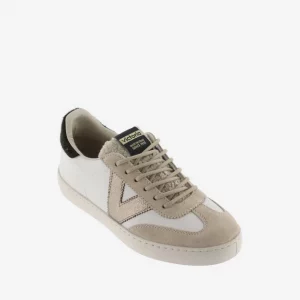 Zapatillas Victoria Beige Mujer – Urbanas de Piel y Serraje