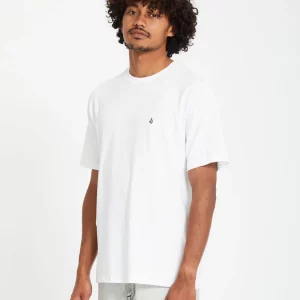 Camiseta Volcom Blanca Hombre – Básica y Cómoda de Algodón
