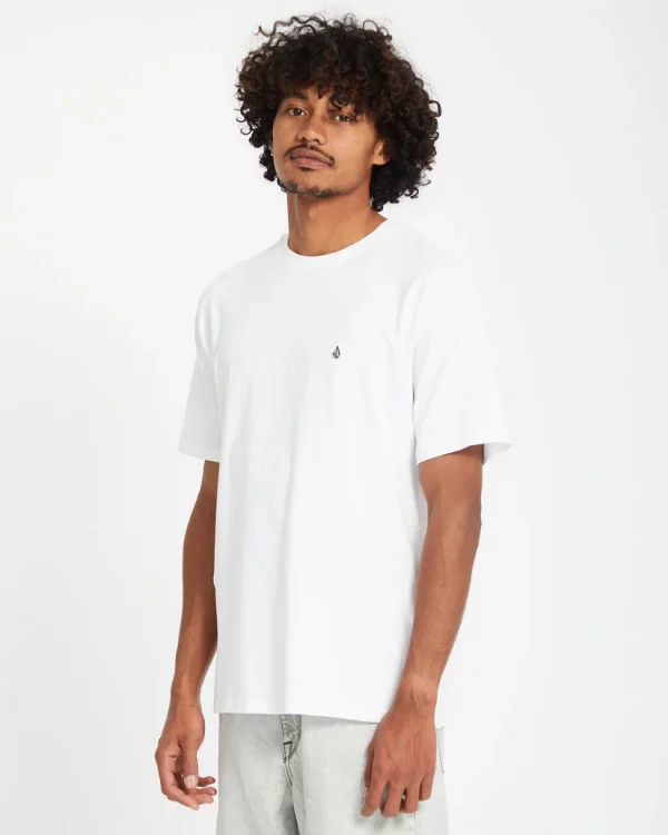 Camiseta Volcom Blanca Hombre – Básica y Cómoda de Algodón