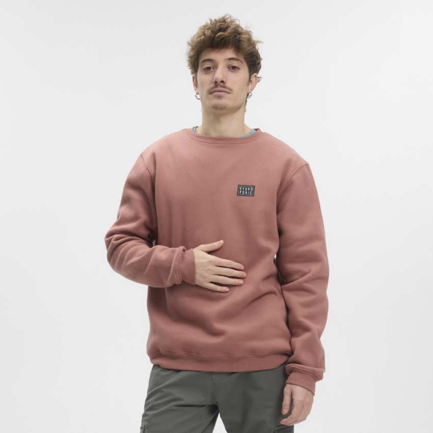 Sudadera Hydroponic Marrón LB Grace – Básica sin Capucha Sudadera Hydroponic Marrón LB Grace – Básica sin Capucha