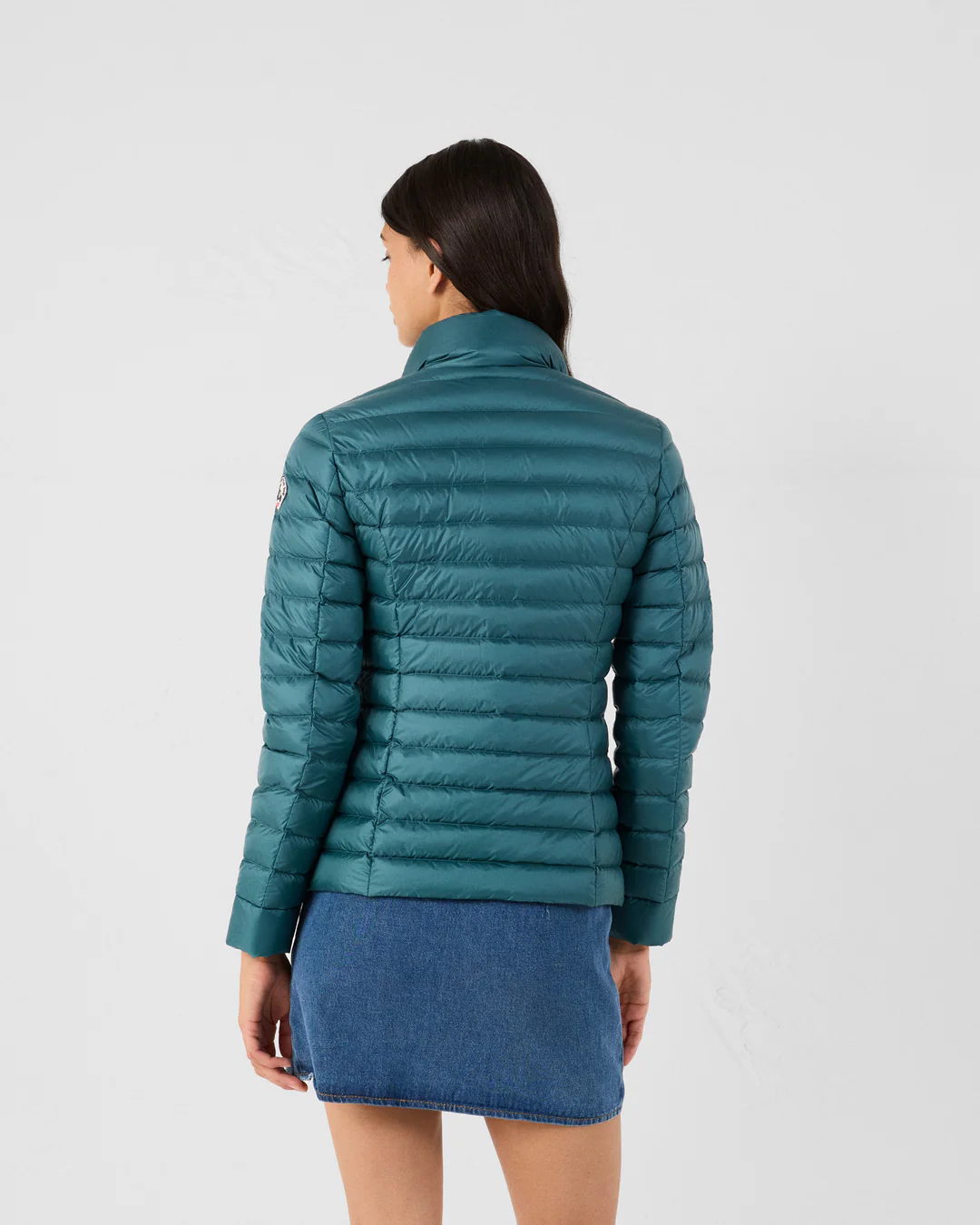 Chaqueta Jott Mujer Azul Petróleo Cha – Ligera, Entallada y Versátil