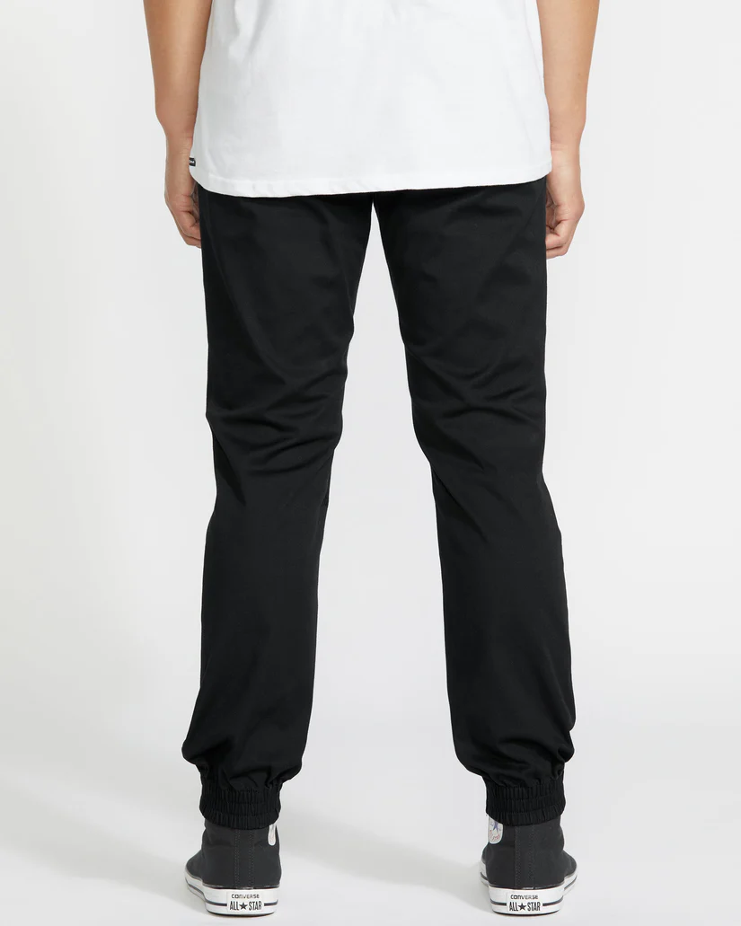 Pantalón Volcom Negro FRSLJG – Estilo Jogger Casual Pantalón Volcom Negro FRSLJG – Estilo Jogger Casual