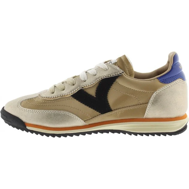 Zapatillas Victoria Oro Mujer – Estilo Retro Urbano