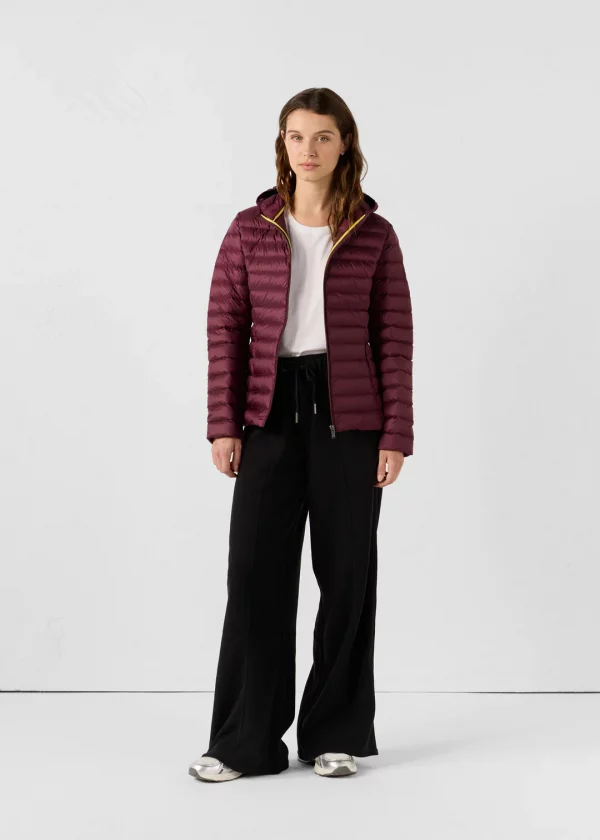 Chaqueta Jott Mujer Burdeos Cloe – Con Capucha y Estilo Urbano