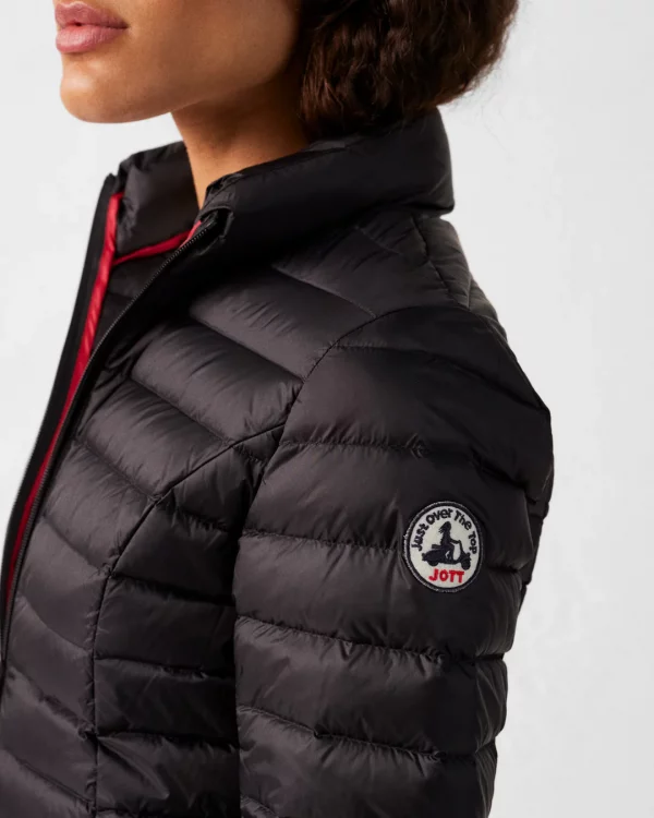 Chaqueta Jott Mujer Negra Cha – Elegancia Ultraligera y Funcional