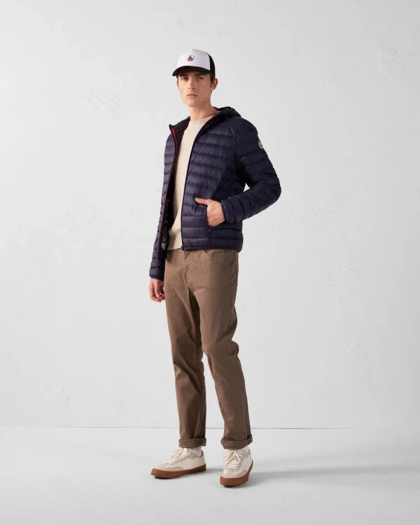 Chaqueta Jott Hombre Azul Marino Nico – Con capucha