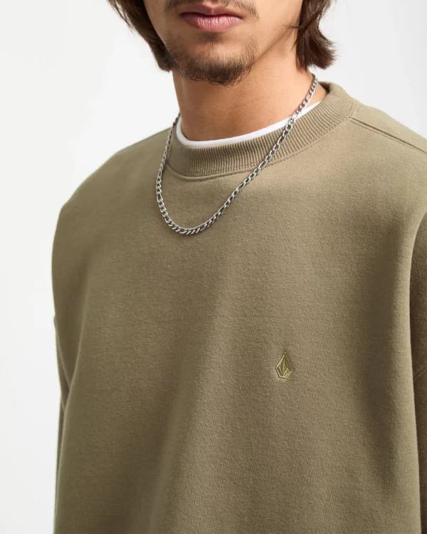 Sudadera Volcom Marrón Hombre – Cómoda y Versátil en Algodón - Imagen 3