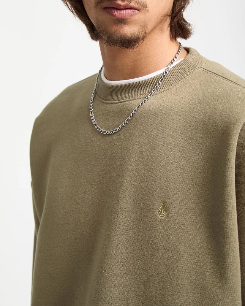 Sudadera Volcom Marrón Hombre – Cómoda y Versátil en Algodón - Imagen 3
