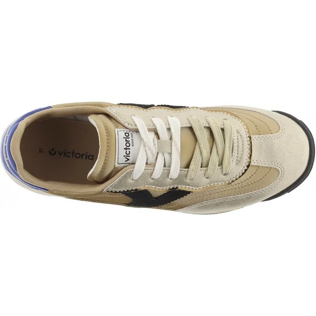 Zapatillas Victoria Oro Mujer – Estilo Retro Urbano