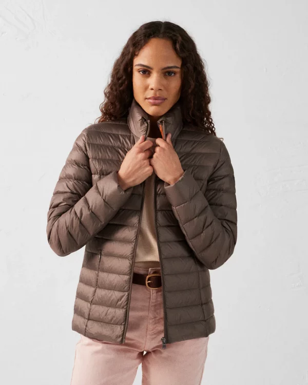 Chaqueta Jott Mujer Marrón Cha – Sin Capucha, Estilo Urbano Ligero