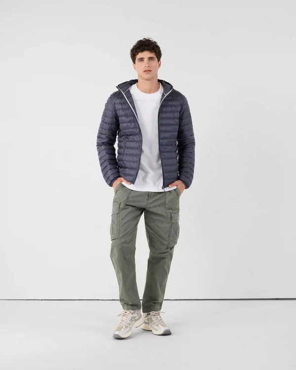 Chaqueta Jott Hombre Azul Nico – Con capucha