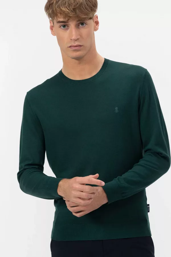 Jersey El Pulpo Verde Oscuro – Básico Elegante y Versátil