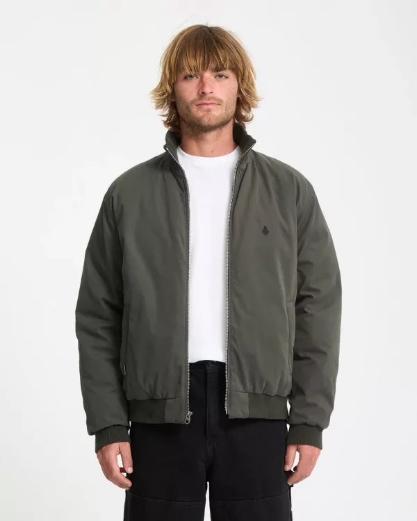 Chaqueta Volcom Hombre Verde Damerman – Estilo Workwear Urbano