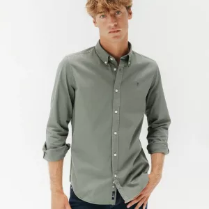 Camisa El Pulpo Verde Oscuro Sarga – Estilo Casual Elegante