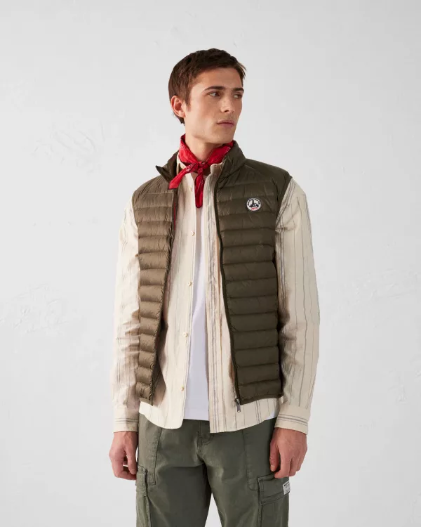 Chaleco Jott Hombre Army | Acolchado y Ligero