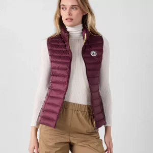 Chaleco Jott Mujer Granate | Acolchado y Ligero