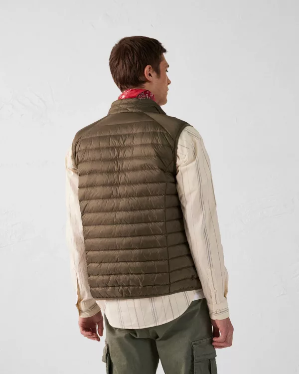 Chaleco Jott Hombre Army | Acolchado y Ligero