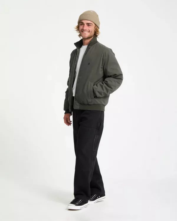 Chaqueta Volcom Hombre Verde Damerman – Estilo Workwear Urbano