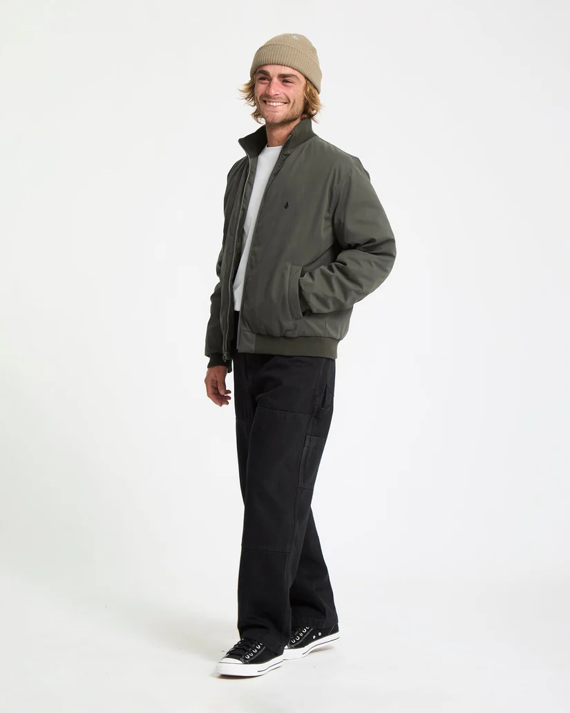 Chaqueta Volcom Hombre Verde Damerman – Estilo Workwear Urbano