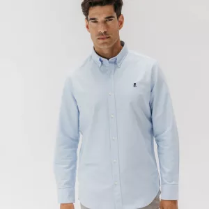 Camisa El Pulpo Azul Claro Oxford – Estilo Clásico