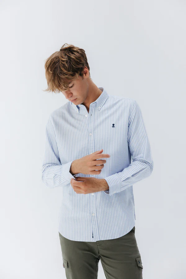 Camisa El Pulpo Rayas Oxford – Estilo Fresco