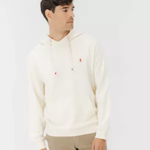 Sudadera El Pulpo Blanca – Estilo Casual con Detalles Náuticos