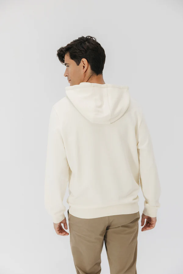 Sudadera El Pulpo Blanca – Estilo Casual con Detalles Náuticos