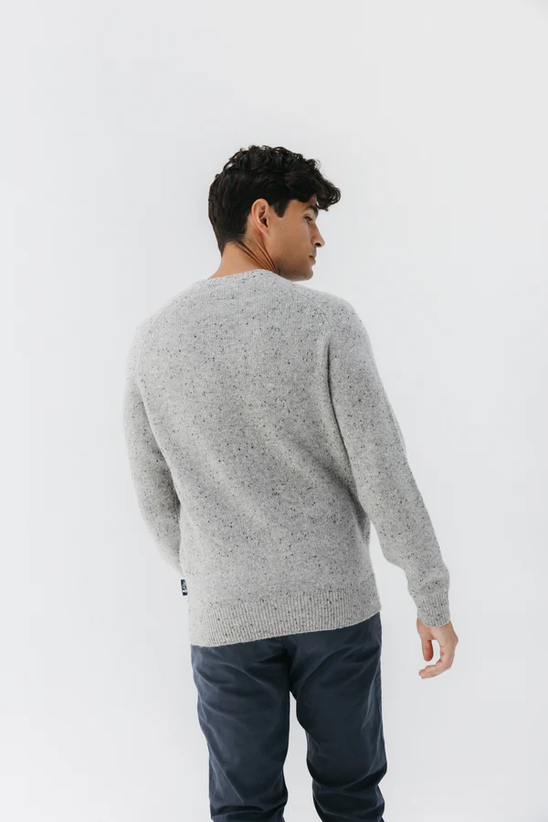Jersey El Pulpo Punto Jaspeado Gris – Estilo y Abrigo
