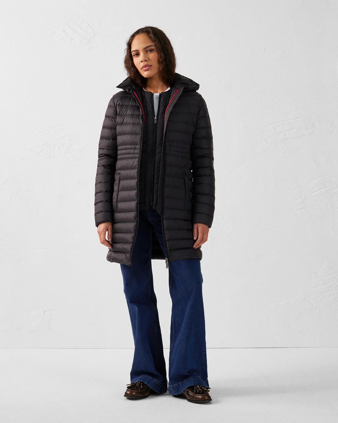 Chaqueta Jott Mujer Vero Negra – Larga y con Capucha Chaqueta Jott Mujer Vero Negra – Larga y con Capucha