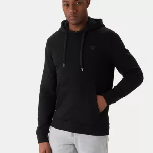 Sudadera Guess Hombre Negra con Capucha – M6RQ36KCN01 JBLK