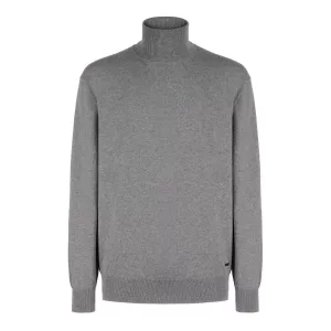 Jersey Cuello Alto Geox Hombre Gris – Básico de Invierno