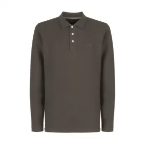 Polo Manga Larga Geox Hombre Marrón – Estilo Casual Elegante