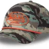 Gorra Von Dutch Camuflaje Verde Hombre – Logo Naranja