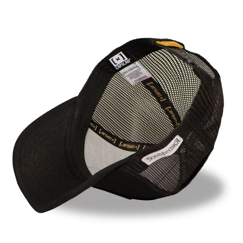 Gorra Capslab One Ring Negra – El Señor de los Anillos