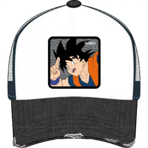 Gorra Goku blanca y negra Capslab Dragon Ball Z