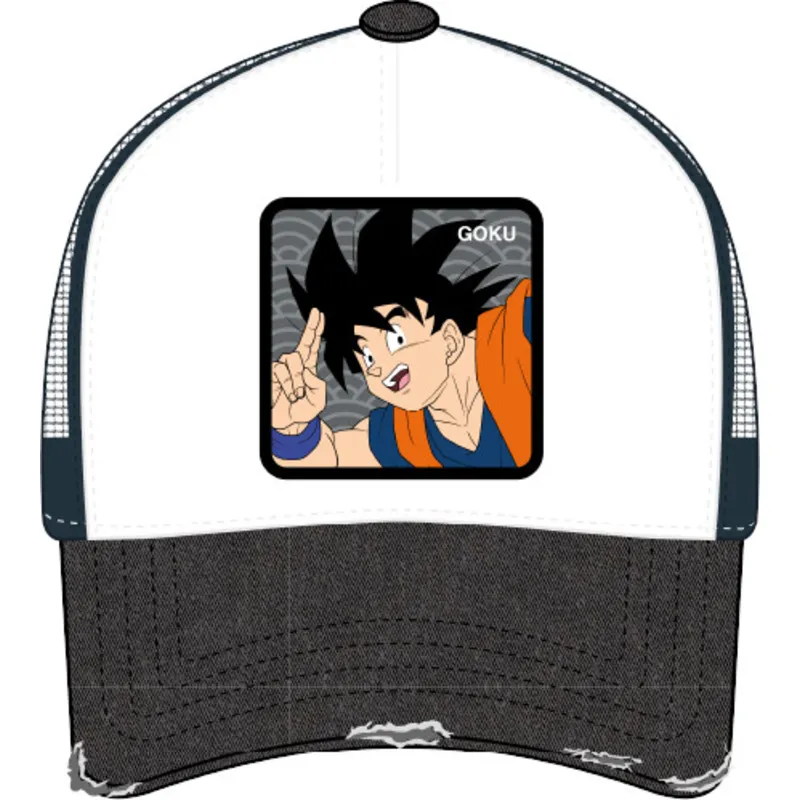 Gorra Goku blanca y negra Capslab Dragon Ball Z