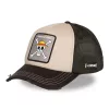 Gorra One Piece Capslab beige y negra Straw Hat Crew