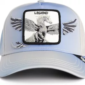 Gorra Goorin Bros Legend Pegasus Azul Blanca