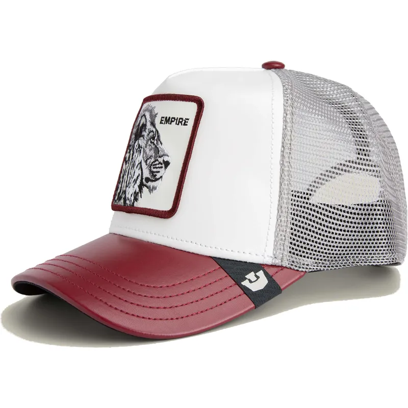 Gorra Goorin Bros Empire León Blanca y Burdeos Gorra Goorin Bros Empire León Blanca y Burdeos